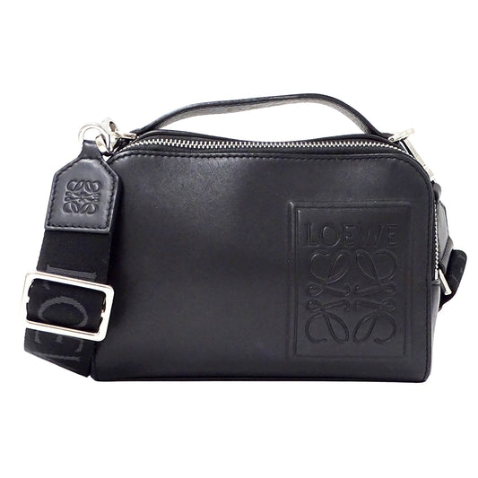 LOEWE ロエベ 2wayバッグ ブラック レザー レディース 【中古】