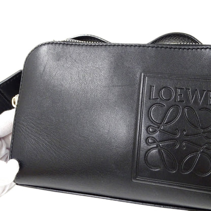 LOEWE ロエベ 2wayバッグ ブラック レザー レディース 【中古】