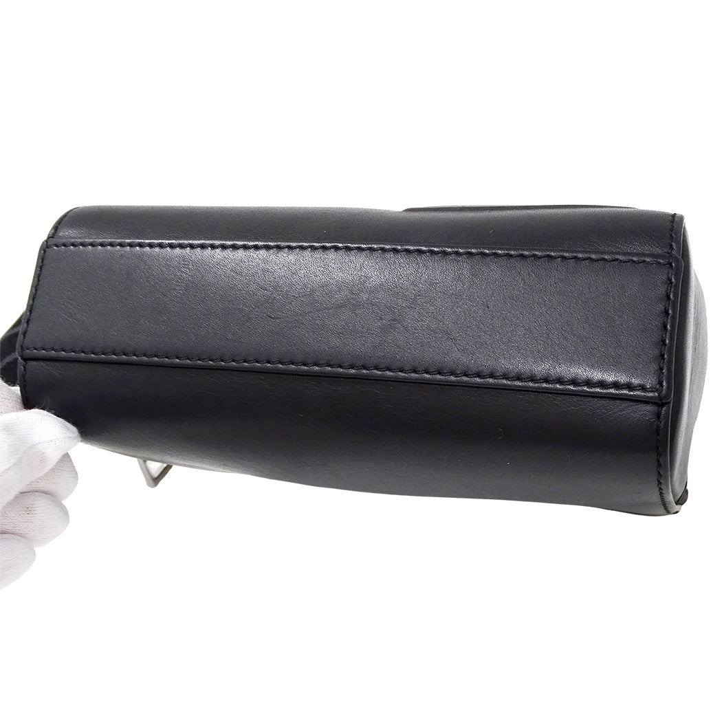 LOEWE ロエベ 2wayバッグ ブラック レザー レディース 【中古】