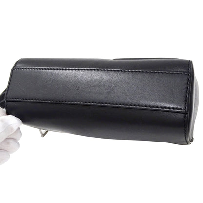 LOEWE ロエベ 2wayバッグ ブラック レザー レディース 【中古】