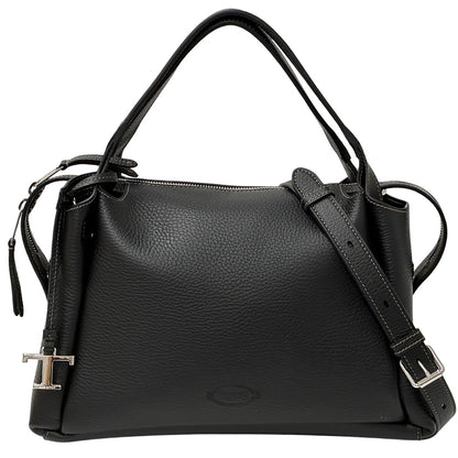 TOD’S トッズ バウレッド・バッグ スモール 2wayバッグ ブラック レザー レディース 【中古】