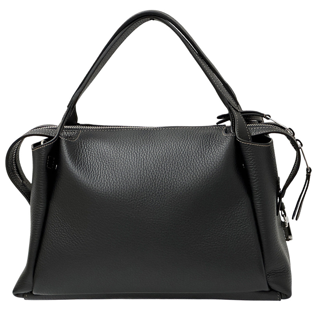 TOD’S トッズ バウレッド・バッグ スモール 2wayバッグ ブラック レザー レディース 【中古】