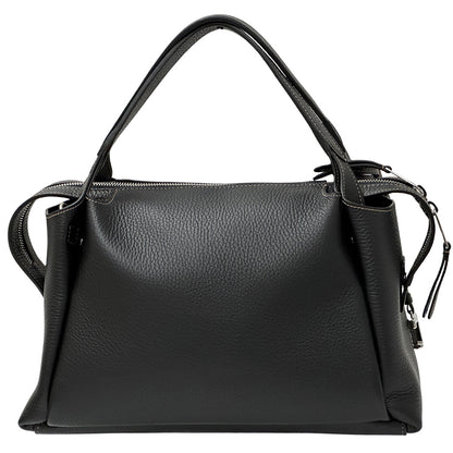 TOD’S トッズ バウレッド・バッグ スモール 2wayバッグ ブラック レザー レディース 【中古】