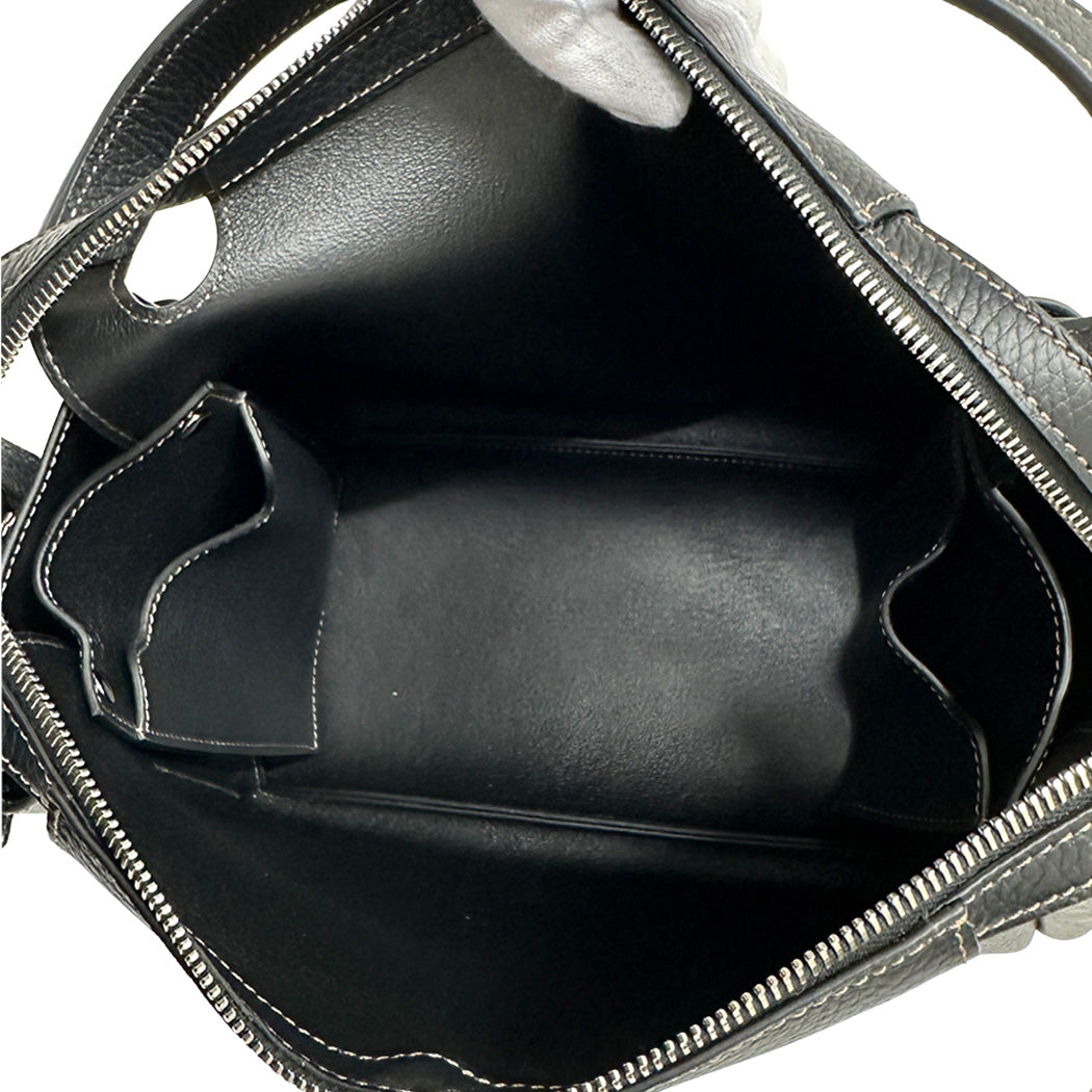 TOD’S トッズ バウレッド・バッグ スモール 2wayバッグ ブラック レザー レディース 【中古】