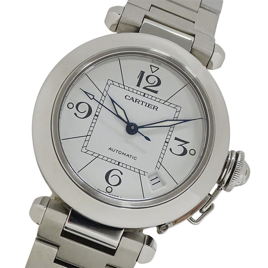 Cartier カルティエ パシャC W31074M7 ボーイズ 腕時計 自動巻き AT ステンレス 磨き済み【中古】
