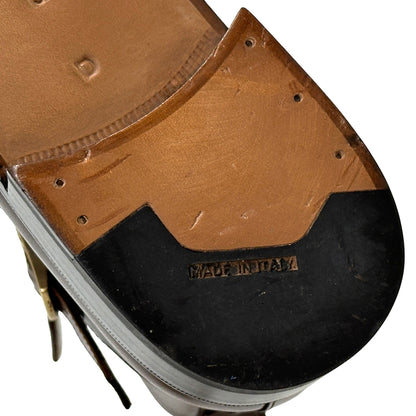 Ferragamo フェラガモ ブーツ ブラウン レザー メンズ 9 1/2 27.5cm 【中古】