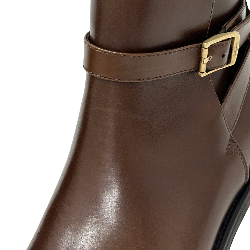 Ferragamo フェラガモ ブーツ ブラウン レザー メンズ 9 1/2 27.5cm 【中古】