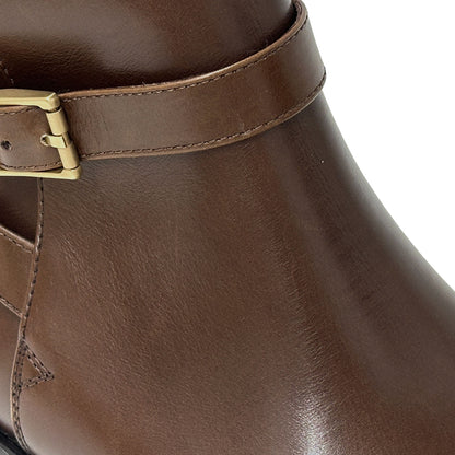 Ferragamo フェラガモ ブーツ ブラウン レザー メンズ 9 1/2 27.5cm 【中古】