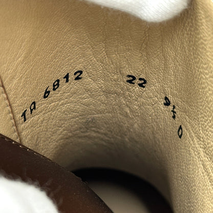Ferragamo フェラガモ ブーツ ブラウン レザー メンズ 9 1/2 27.5cm 【中古】