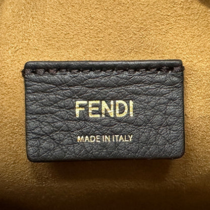 FENDI フェンディ ミニモントレゾール 2wayバッグ ズッキーノ ベージュ キャンバス レディース 【中古】