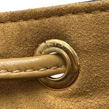 FENDI フェンディ ミニモントレゾール 2wayバッグ ズッキーノ ベージュ キャンバス レディース 【中古】