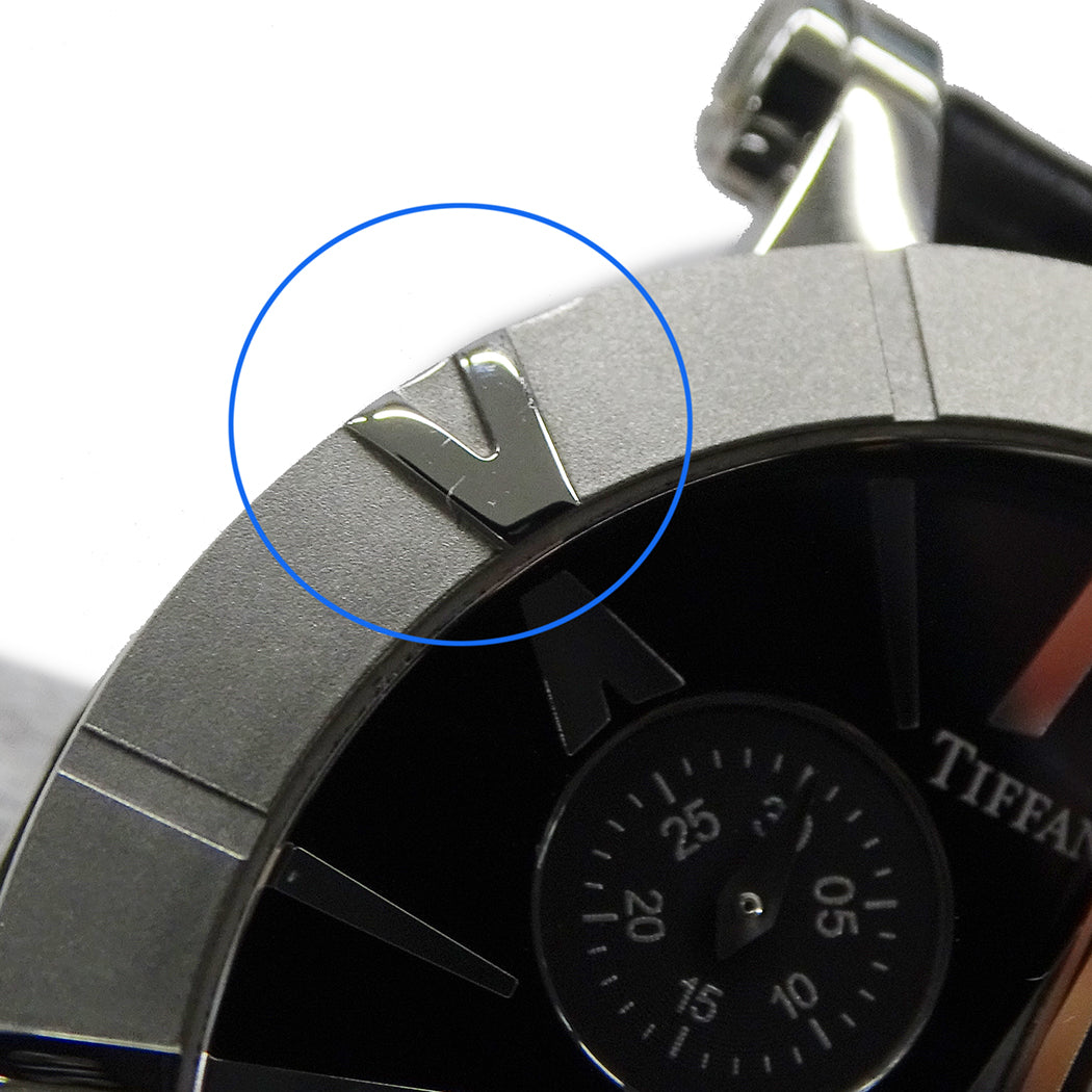 TIFFANY&Co. ティファニー アトラス Z1301.32.11A10A71A レディース 腕時計 クオーツ QZ ステンレス レザー 磨き済み【中古】