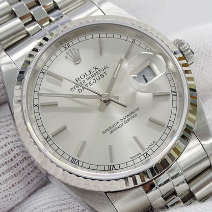 ROLEX ロレックス デイトジャスト 16234 S番 メンズ 腕時計 自動巻き AT SS WG 磨き済み【中古】