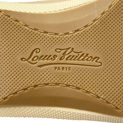 LOUIS VUITTON ルイ・ヴィトン スニーカー モノグラム デニム ブルー ベージュ レディース 【中古】