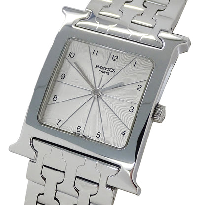HERMES エルメス Hウォッチ HH1.510 ボーイズ 腕時計 クオーツ QZ ステンレス 磨き済み【中古】