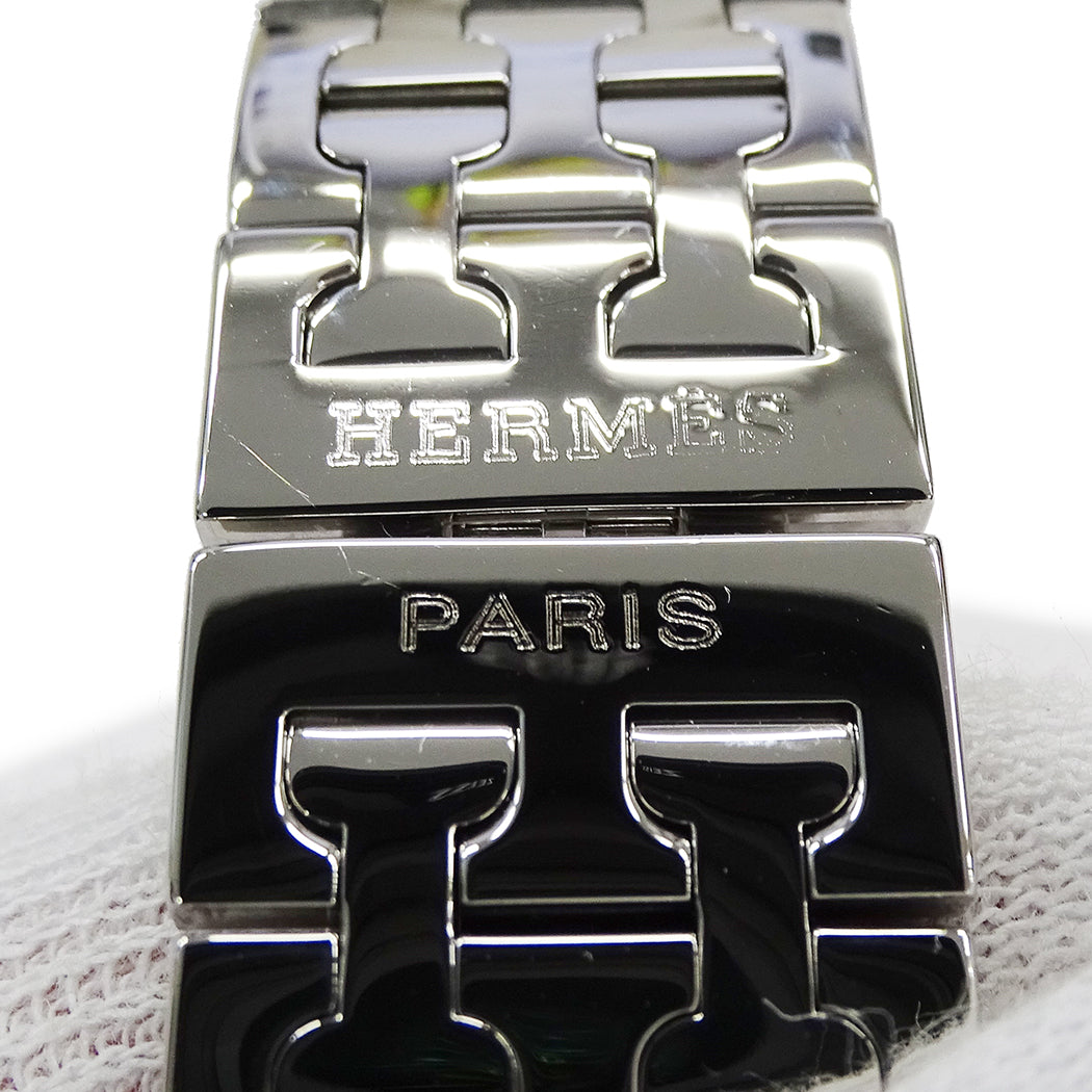 HERMES エルメス Hウォッチ HH1.510 ボーイズ 腕時計 クオーツ QZ ステンレス 磨き済み【中古】