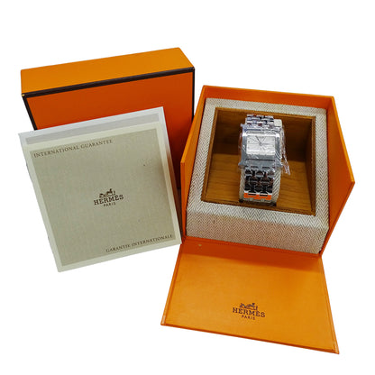 HERMES エルメス Hウォッチ HH1.510 ボーイズ 腕時計 クオーツ QZ ステンレス 磨き済み【中古】