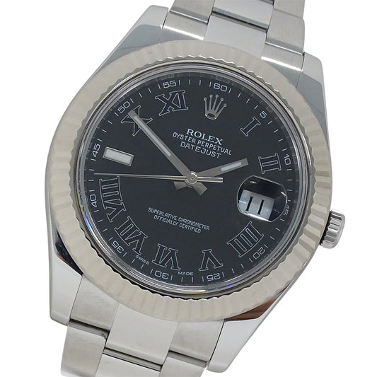 ROLEX ロレックス デイトジャストII 116334 ランダム番 メンズ 腕時計 自動巻き AT SS WG 磨き済み【中古】
