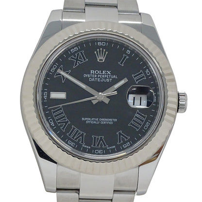 ROLEX ロレックス デイトジャストII 116334 ランダム番 メンズ 腕時計 自動巻き AT SS WG 磨き済み【中古】