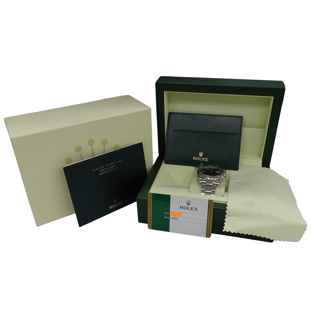 ROLEX ロレックス デイトジャストII 116334 ランダム番 メンズ 腕時計 自動巻き AT SS WG 磨き済み【中古】