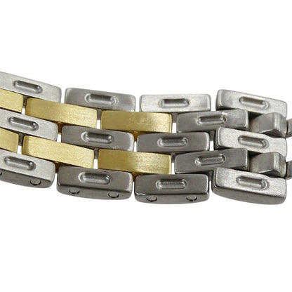 Cartier カルティエ パンテール MM 83083242 ボーイズ 腕時計 デイト クオーツ SS YG 磨き済み【中古】