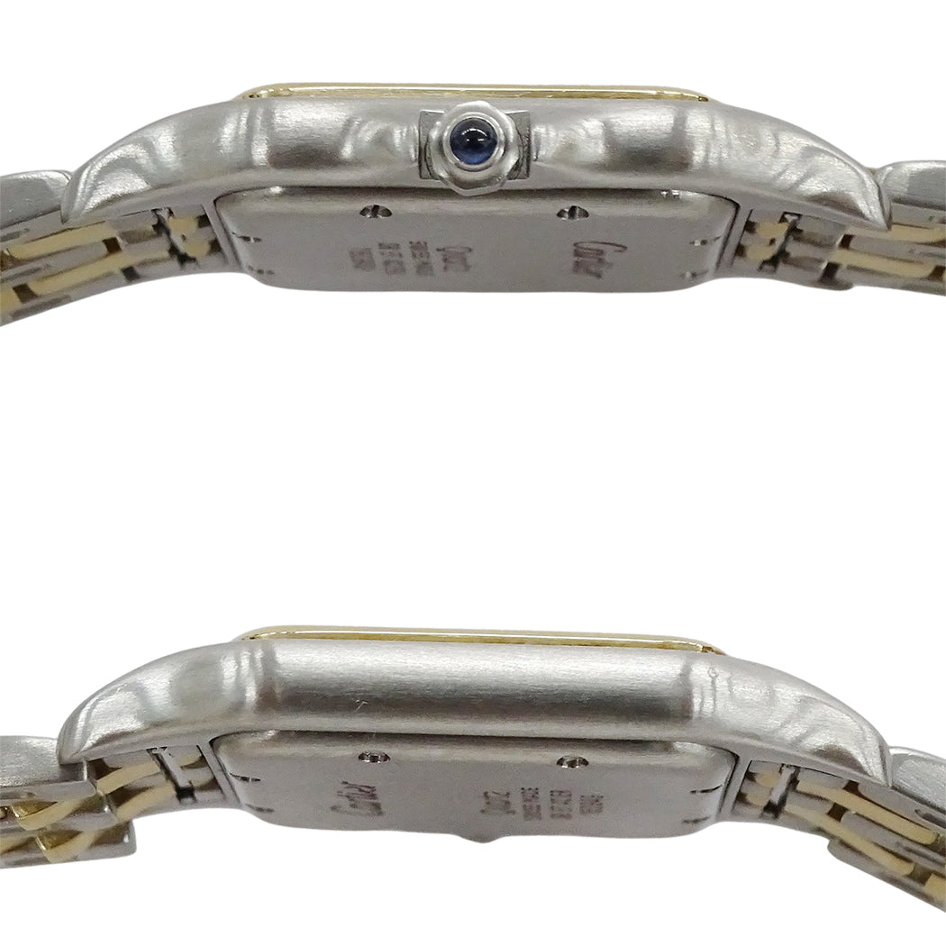 Cartier カルティエ パンテール MM 83083242 ボーイズ 腕時計 デイト クオーツ SS YG 磨き済み【中古】
