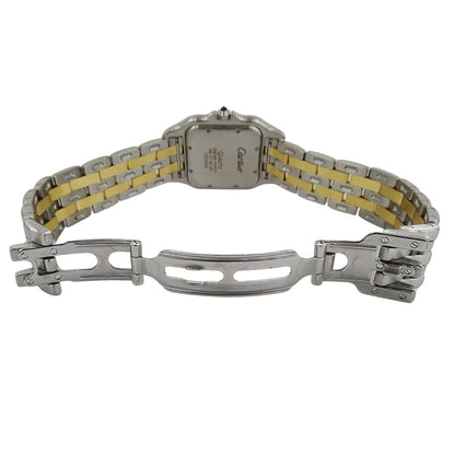 Cartier カルティエ パンテール MM 83083242 ボーイズ 腕時計 デイト クオーツ SS YG 磨き済み【中古】