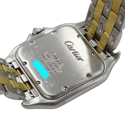 Cartier カルティエ パンテール MM 83083242 ボーイズ 腕時計 デイト クオーツ SS YG 磨き済み【中古】