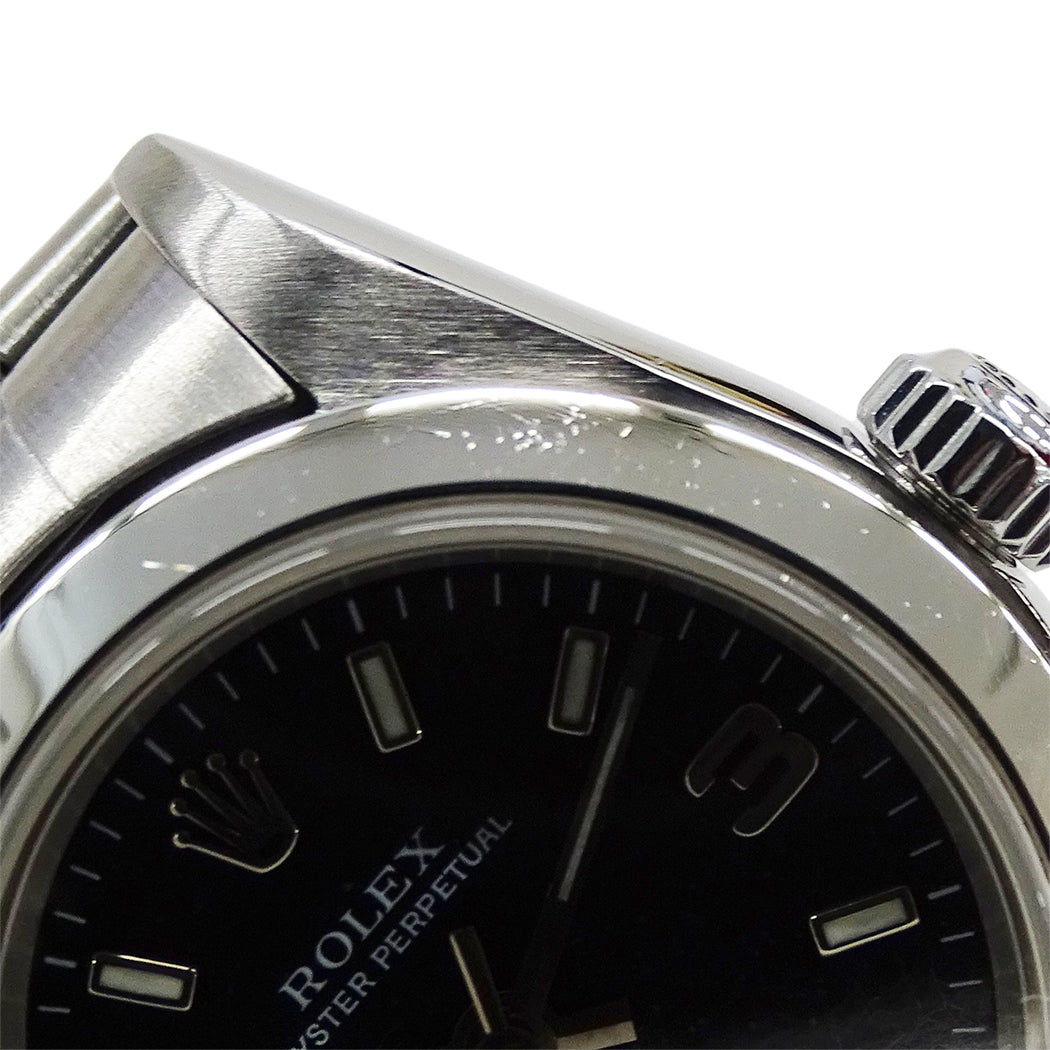 ROLEX ロレックス オイスターパーペチュアル 76080 Y番 レディース 腕時計 自動巻き AT ステンレス 磨き済み【中古】