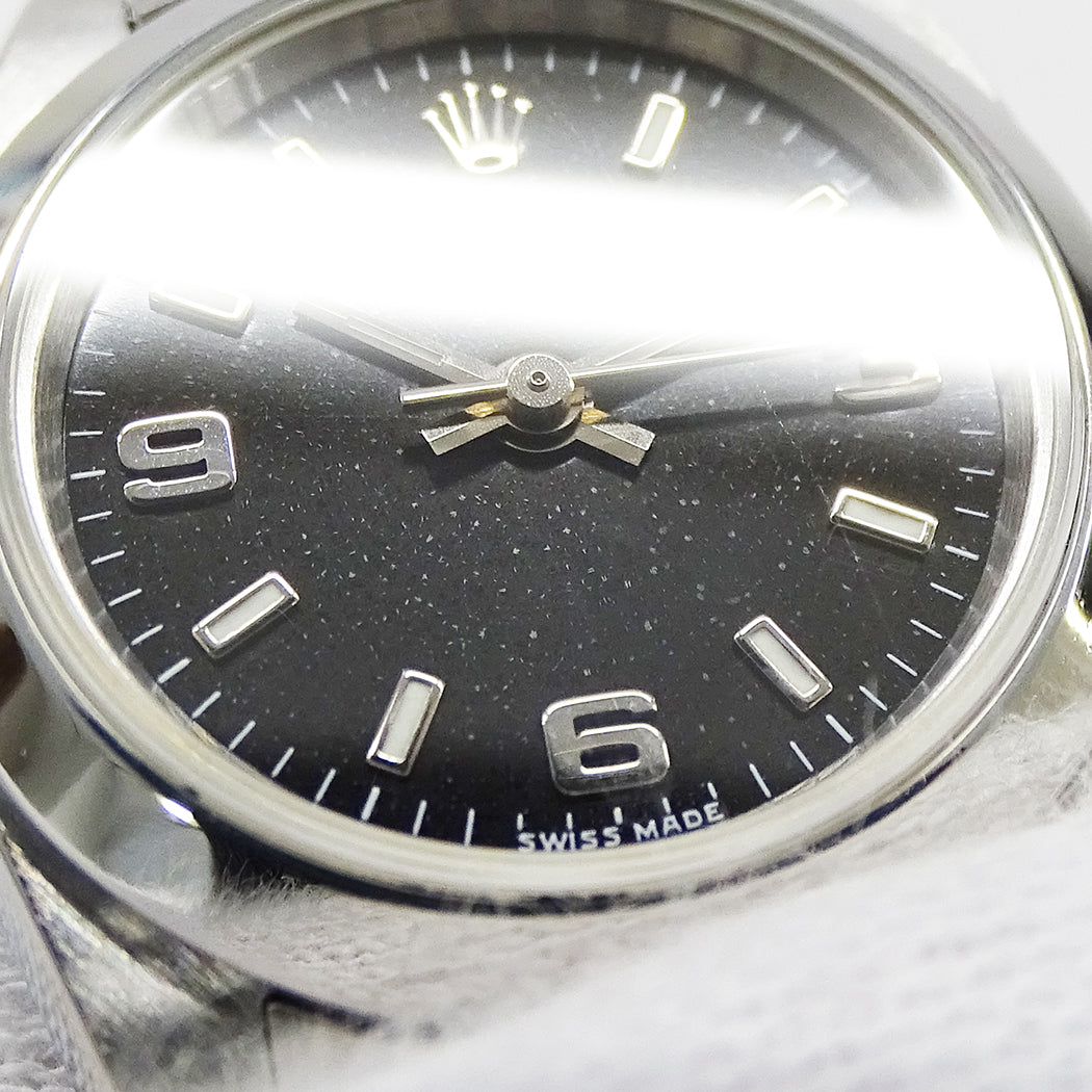 ROLEX ロレックス オイスターパーペチュアル 76080 Y番 レディース 腕時計 自動巻き AT ステンレス 磨き済み【中古】