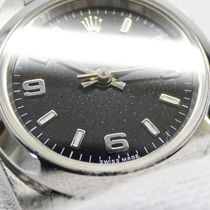 ROLEX ロレックス オイスターパーペチュアル 76080 Y番 レディース 腕時計 自動巻き AT ステンレス 磨き済み【中古】
