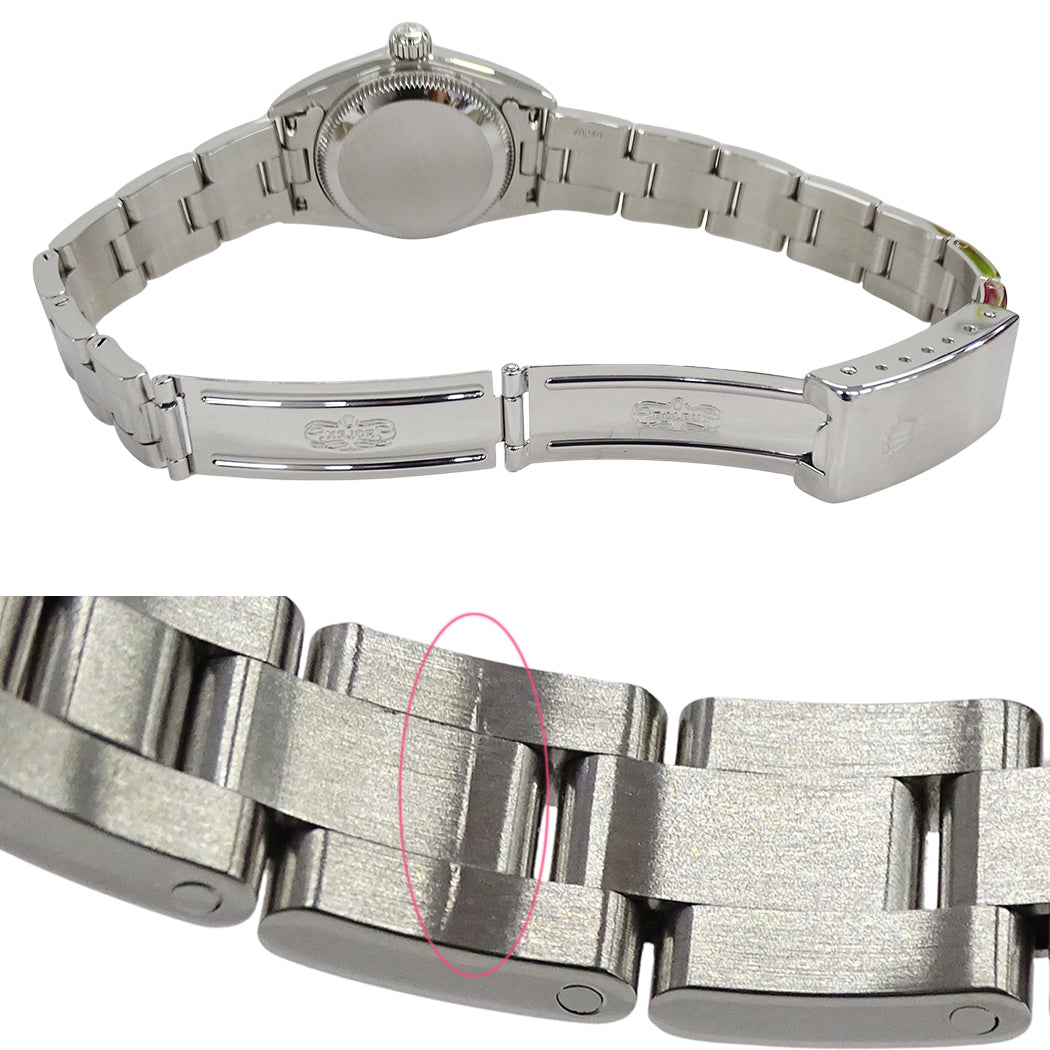 ROLEX ロレックス オイスターパーペチュアル 76080 Y番 レディース 腕時計 自動巻き AT ステンレス 磨き済み【中古】
