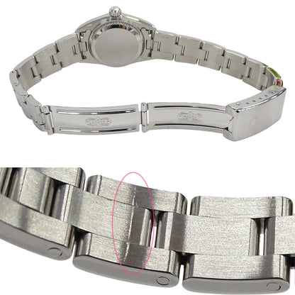 ROLEX ロレックス オイスターパーペチュアル 76080 Y番 レディース 腕時計 自動巻き AT ステンレス 磨き済み【中古】