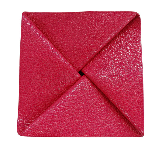 HERMES エルメス ズールー コインケース ピンク シェーブル レディース □Ｆ【中古】