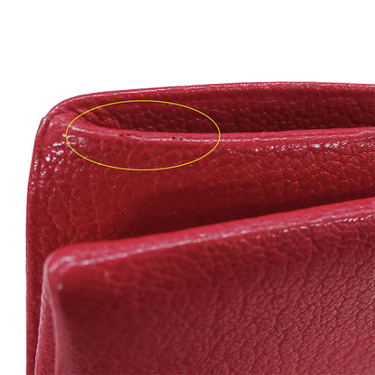 HERMES エルメス ズールー コインケース ピンク シェーブル レディース □Ｆ【中古】