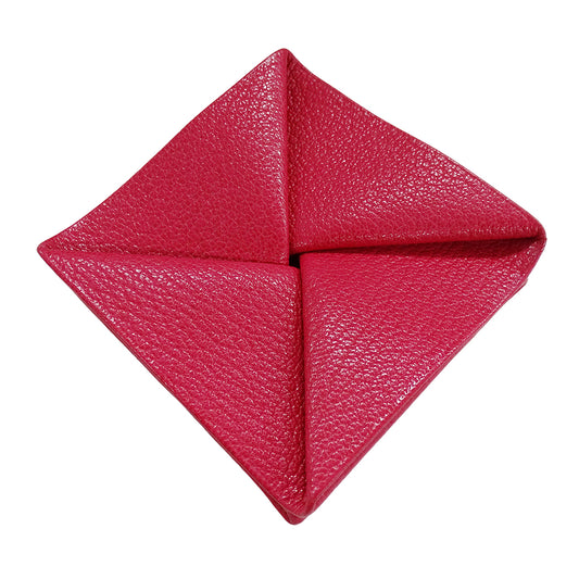 HERMES エルメス ズールー コインケース ピンク シェーブル レディース □Ｆ【中古】