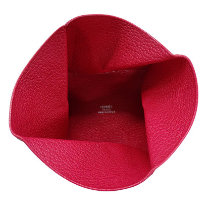 HERMES エルメス ズールー コインケース ピンク シェーブル レディース □Ｆ【中古】