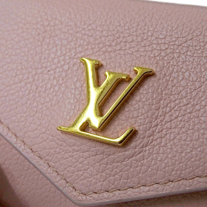 LOUIS VUITTON ルイ・ヴィトン ポルトフォイユ ロック ミニ 三つ折り財布 パステルピンク M81232 レディース 【中古】