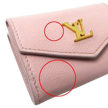 LOUIS VUITTON ルイ・ヴィトン ポルトフォイユ ロック ミニ 三つ折り財布 パステルピンク M81232 レディース 【中古】