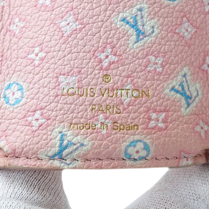 LOUIS VUITTON ルイ・ヴィトン ポルトフォイユ ロック ミニ 三つ折り財布 パステルピンク M81232 レディース 【中古】