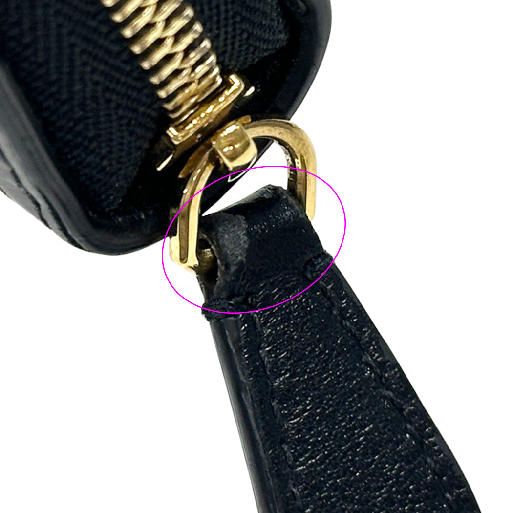BURBERRY バーバリー 長財布 ブラウン PVC レディース メンズ チェック ラウンドファスナー 【中古】