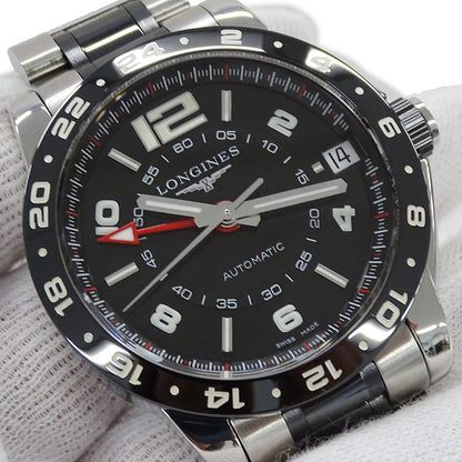 LONGINES ロンジン アドミラル GMT L3.669.4 メンズ 腕時計 自動巻き SS 磨き済み【中古】