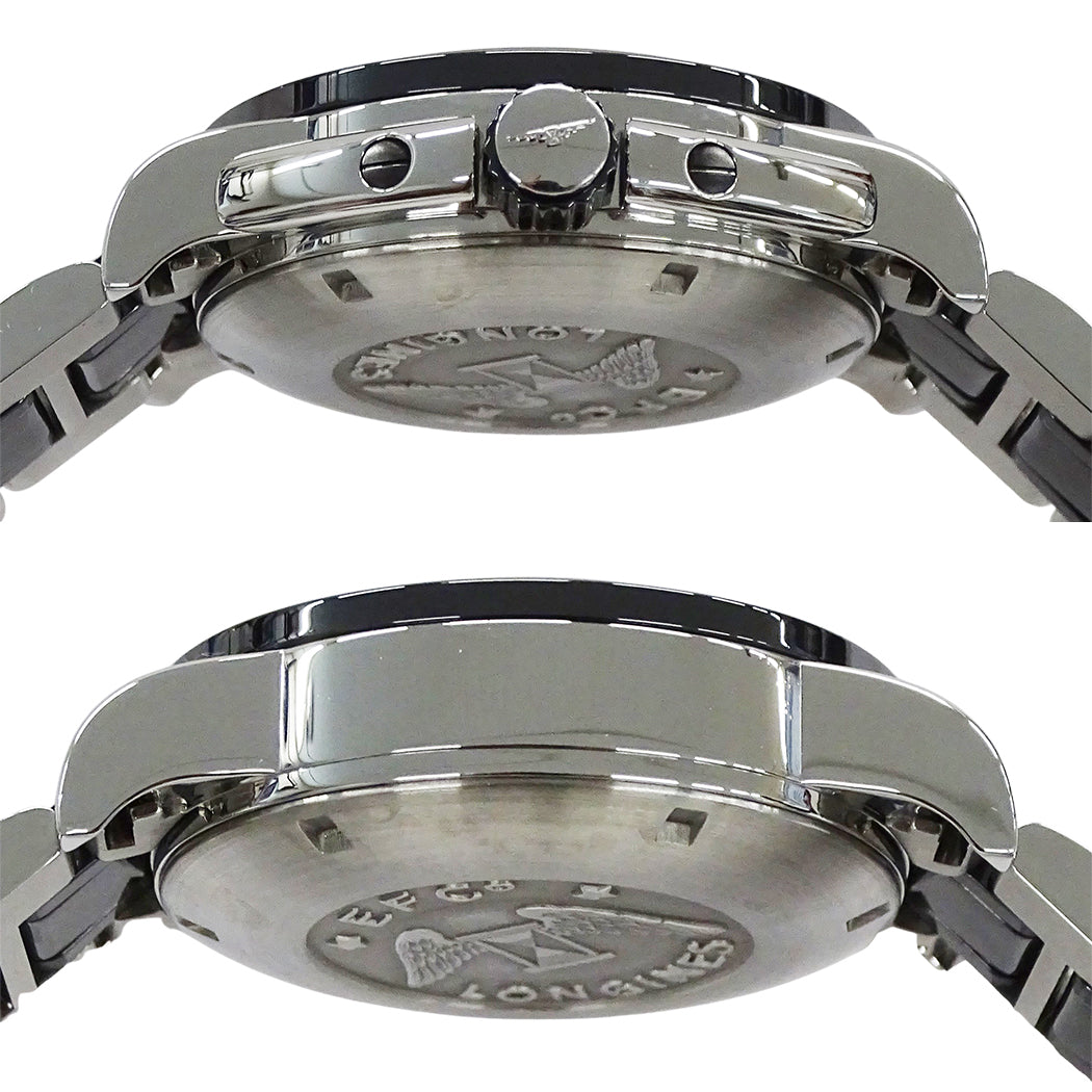LONGINES ロンジン アドミラル GMT L3.669.4 メンズ 腕時計 自動巻き SS 磨き済み【中古】