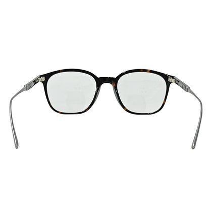 TOM FORD トムフォード メガネ ブラウン シルバー金具 TF5484 チタン メンズ 【中古】