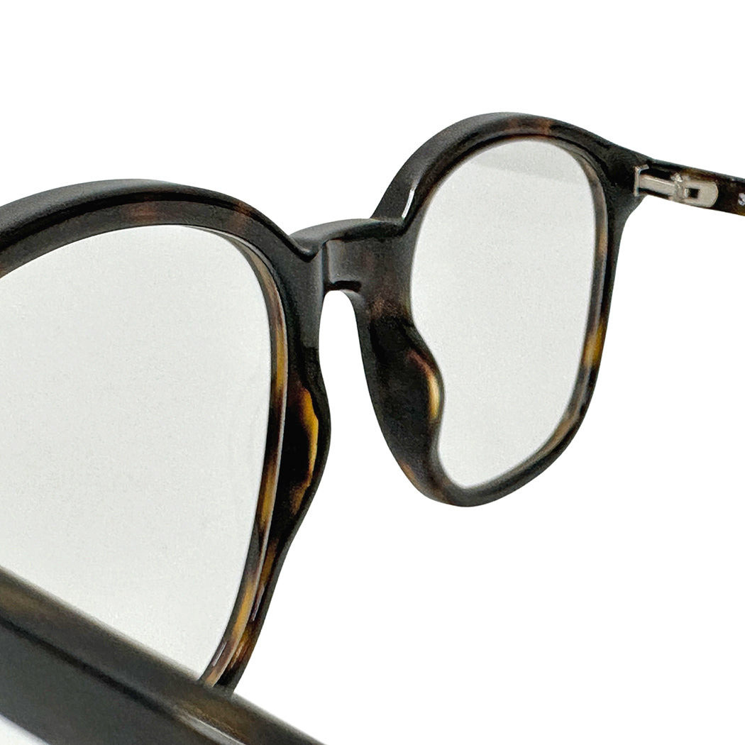 TOM FORD トムフォード メガネ ブラウン シルバー金具 TF5484 チタン メンズ 【中古】