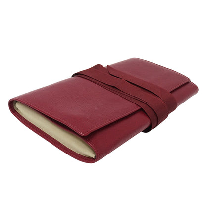 Cartier カルティエ アクセサリーポーチ ボルドー レザー レディース メンズ 【中古】