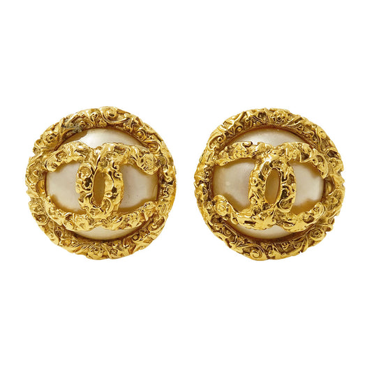 CHANEL シャネル イヤリング GP ゴールド レディース 【中古】