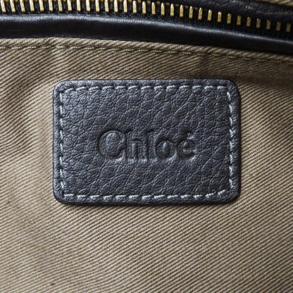 Chloe クロエ マーシー ハンドバッグ ブラック レザー レディース 【中古】