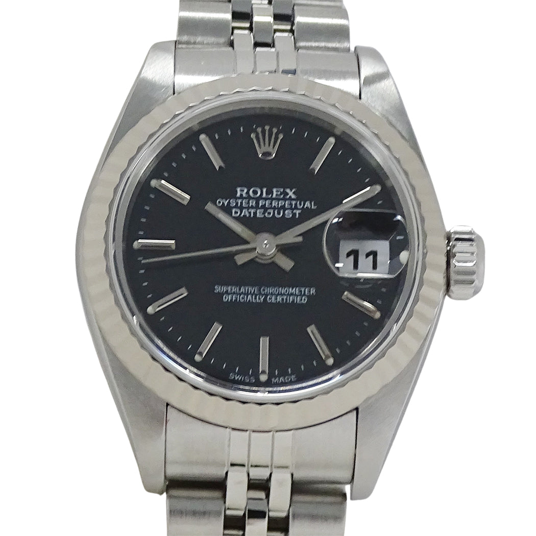 ROLEX ロレックス デイトジャスト 79174 F番 レディース 腕時計 自動巻き AT SS WG 磨き済み【中古】