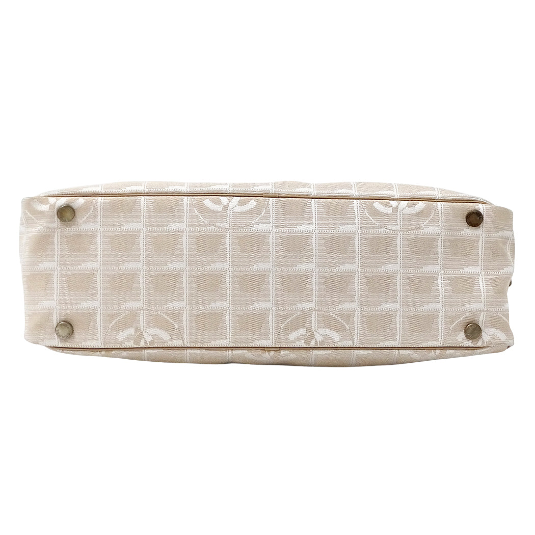 CHANEL シャネル ハンドバッグ ニュートラベル ボーリングバッグ ピンク シルバー金具 ナイロン レディース 【中古】